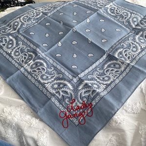 LADY GANG embroidered bandana